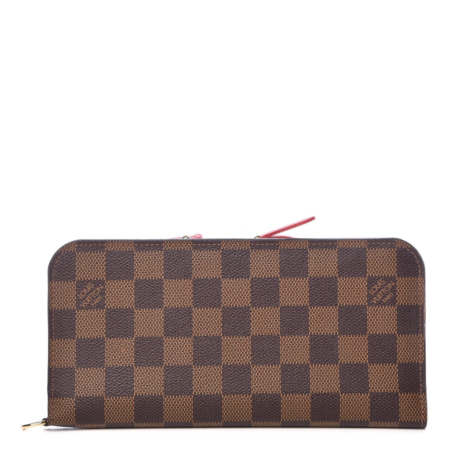 Louis Vuitton Damier Ebene Insolite Wallet Red 1 of 7