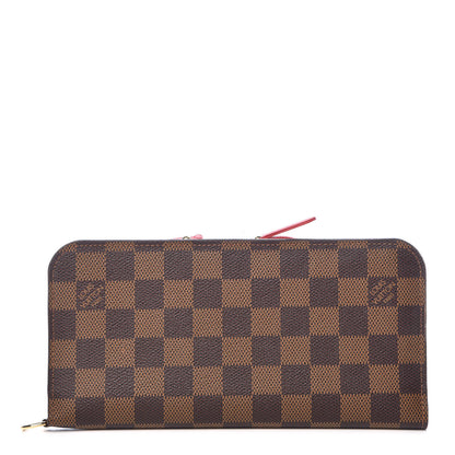 Louis Vuitton Damier Ebene Insolite Wallet Red 1 of 7