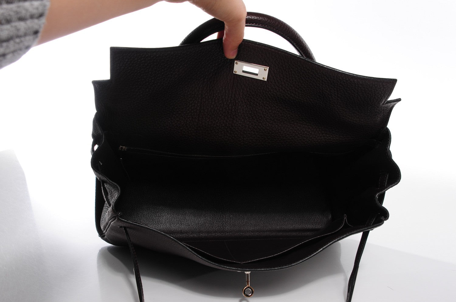 Hermes Togo Kelly Retourne 35 Chocolate 23 of 25