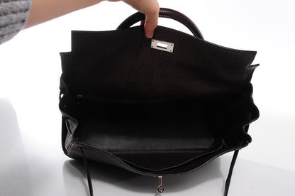 Hermes Togo Kelly Retourne 35 Chocolate 23 of 25