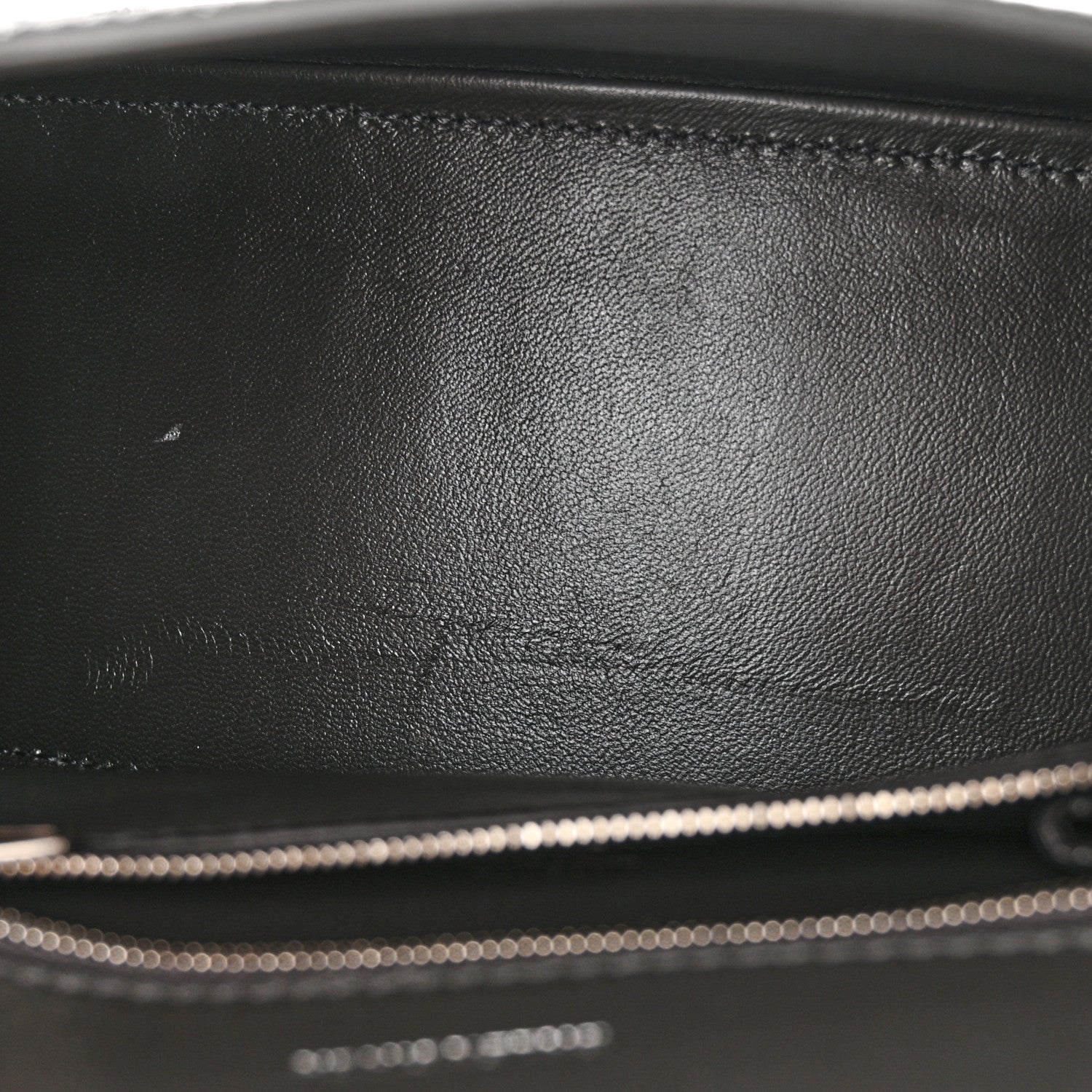 Balenciaga Shiny Calfskin Crocodile Embossed Small Hourglass Top Handle Bag Dark Grey 5 of 13