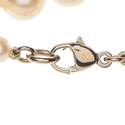 Chanel Pearl CC Long Necklace Gold 7 of 9