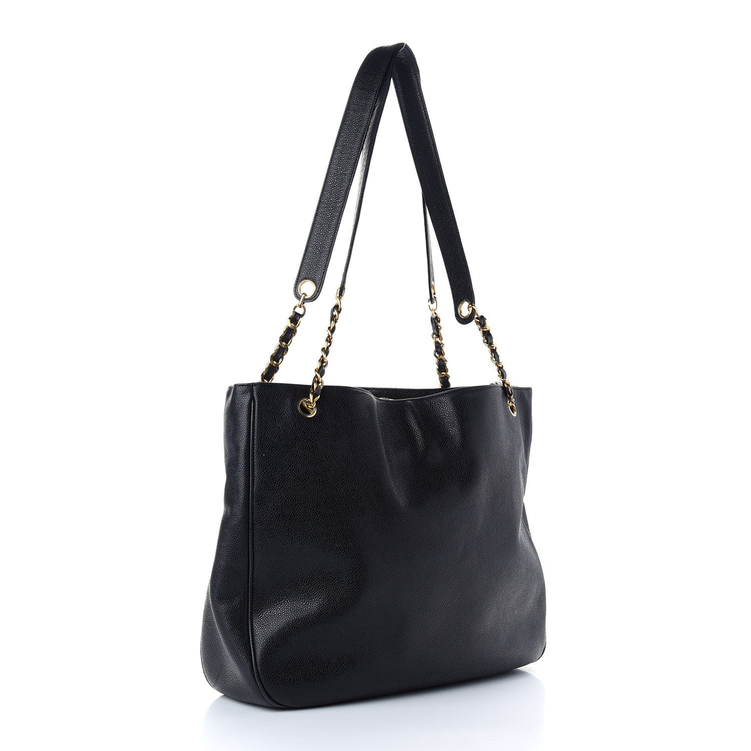 Chanel Caviar CC Shoulder Bag Black 3 of 8