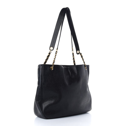 Chanel Caviar CC Shoulder Bag Black 3 of 8