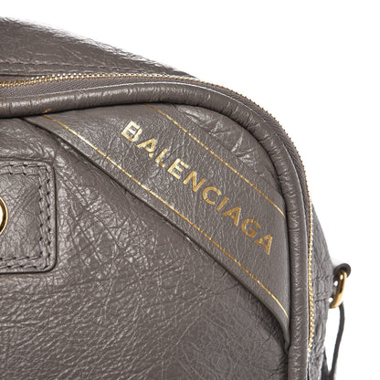 Balenciaga Agneau Medium Blanket Square Tote Grey 8 of 16