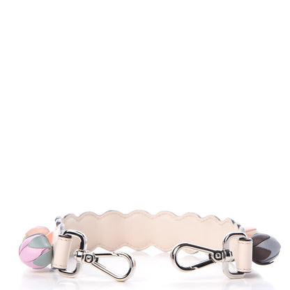 Fendi Calfskin Rosebud Studded Mini Strap You Camelia Multicolor 2 of 5