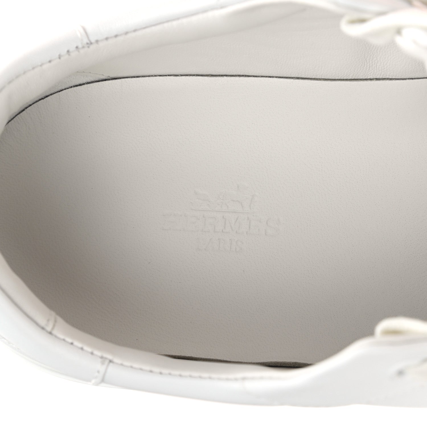Hermes Calfskin Day Sneakers 38 White 7 of 9