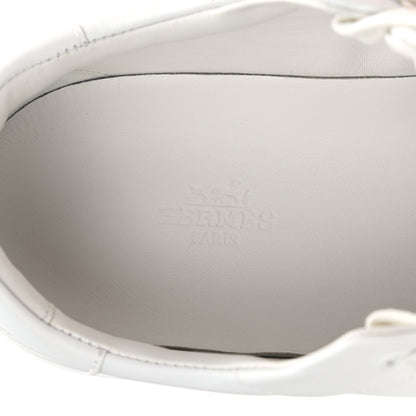 Hermes Calfskin Day Sneakers 38 White 7 of 9