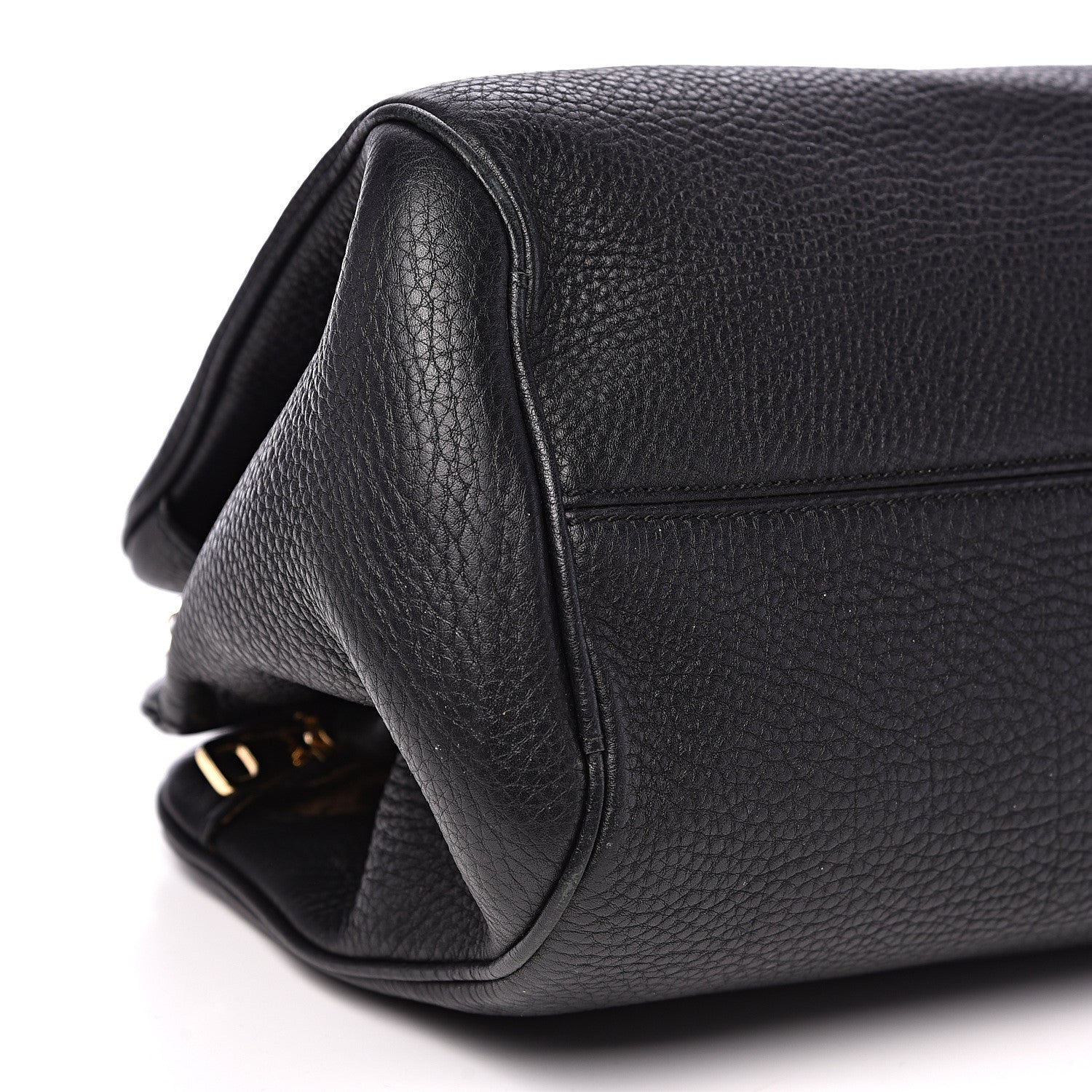 Dolce & Gabbana Grained Deerskin Double Zip Black 6 of 12