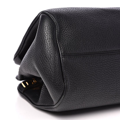 Dolce & Gabbana Grained Deerskin Double Zip Black 6 of 12