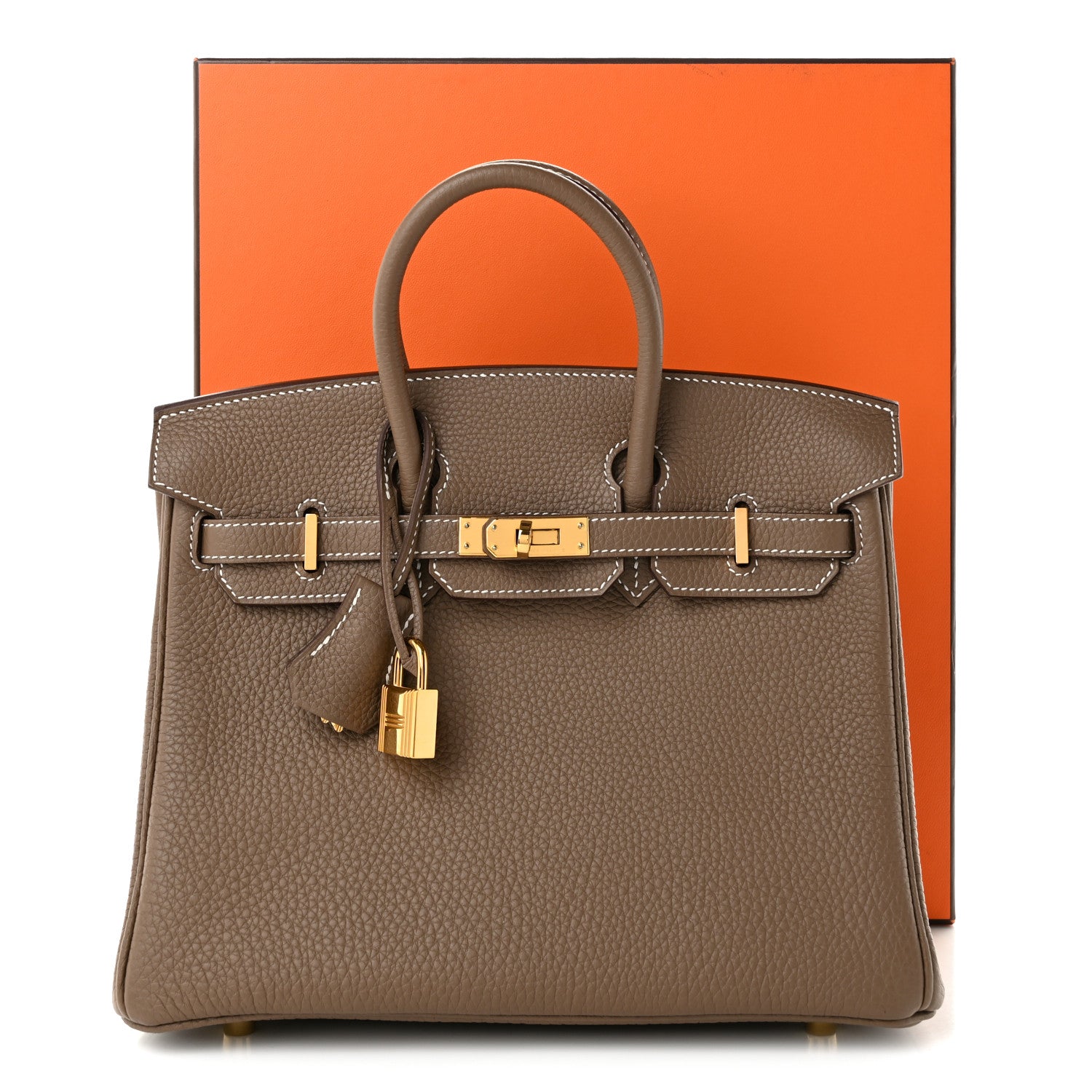 Hermes Togo Birkin 25 Etoupe 10 of 10