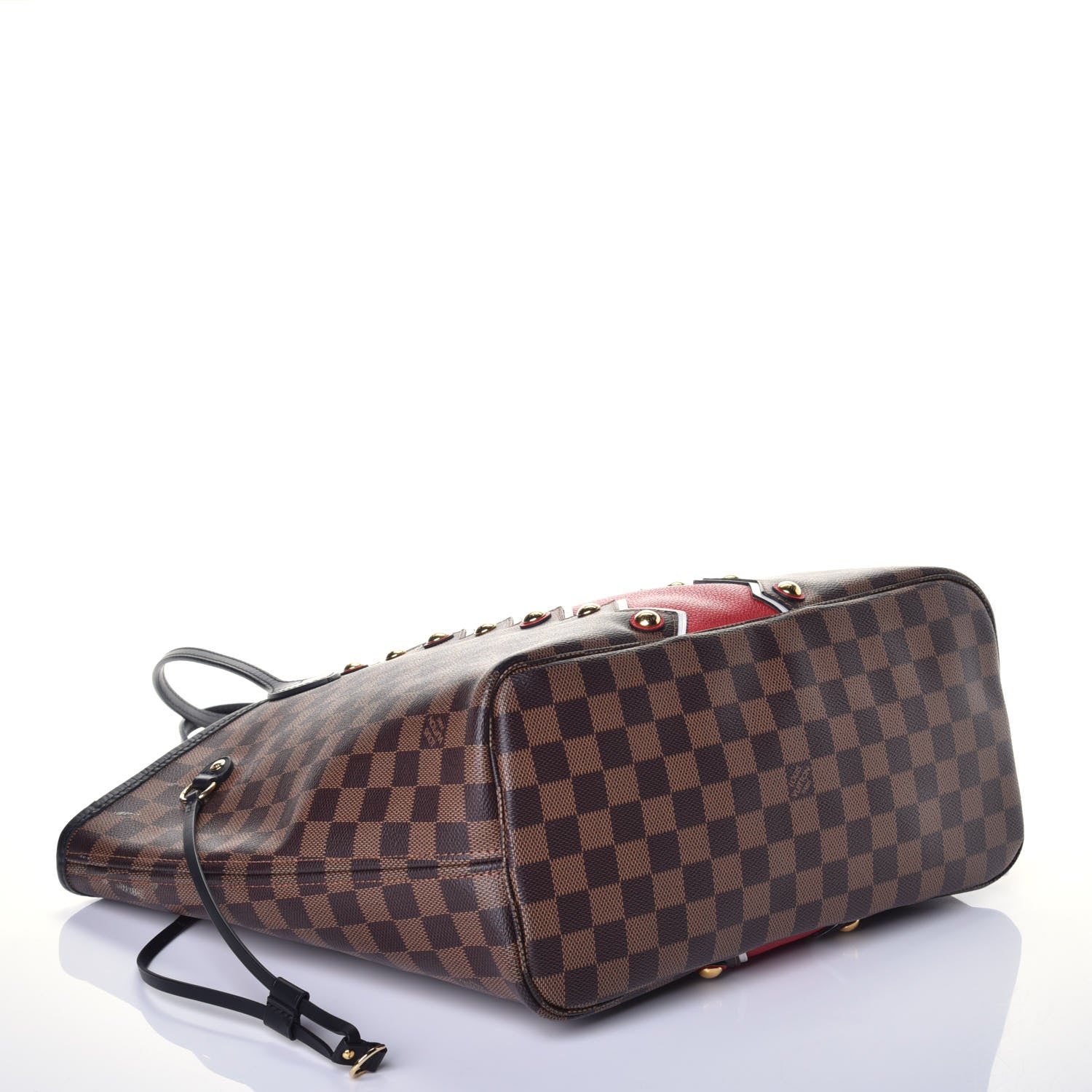 Louis Vuitton Damier Ebene Karakoram Neverfull MM 4 of 8