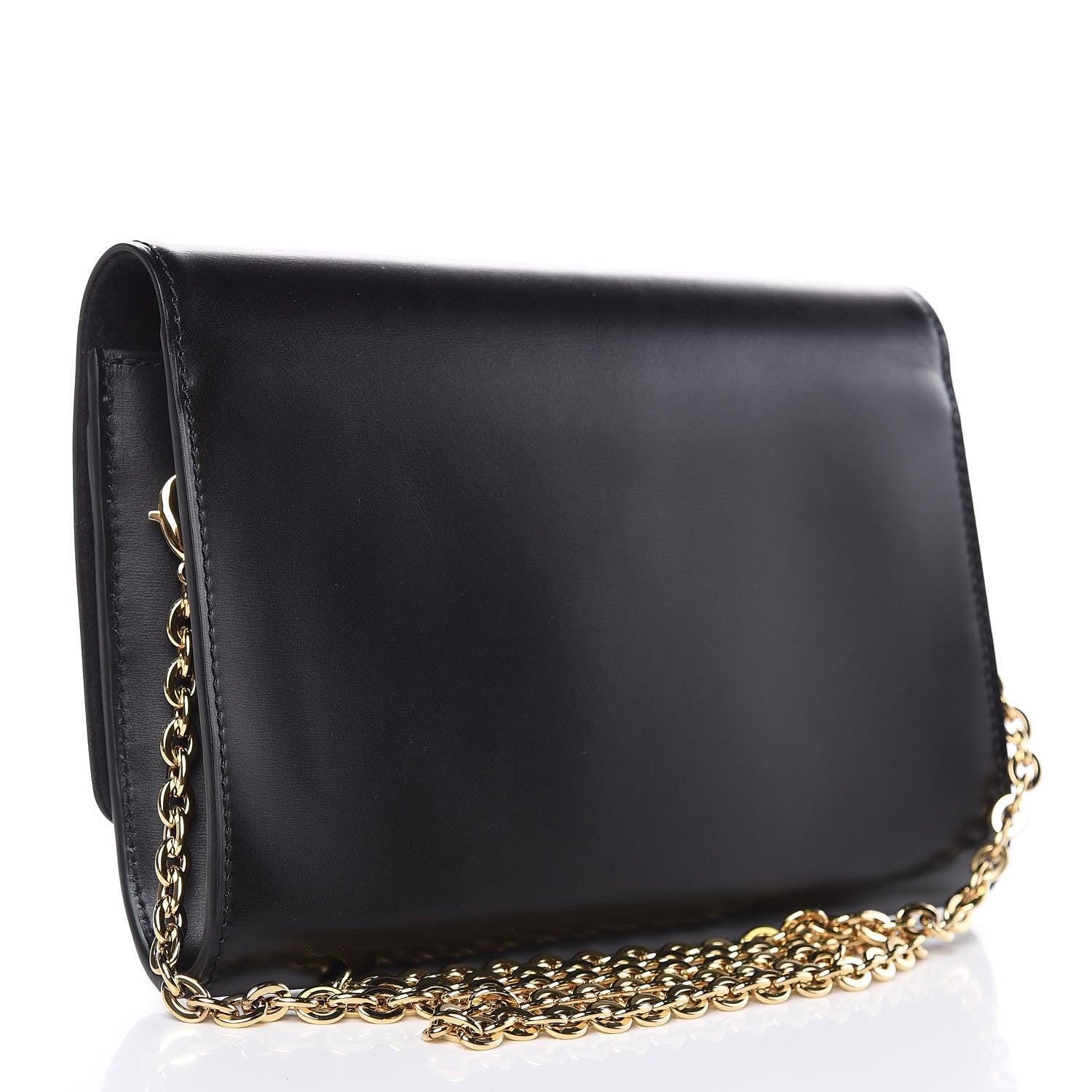 Louis Vuitton Calfskin Chain Louise GM NM Black 3 of 11