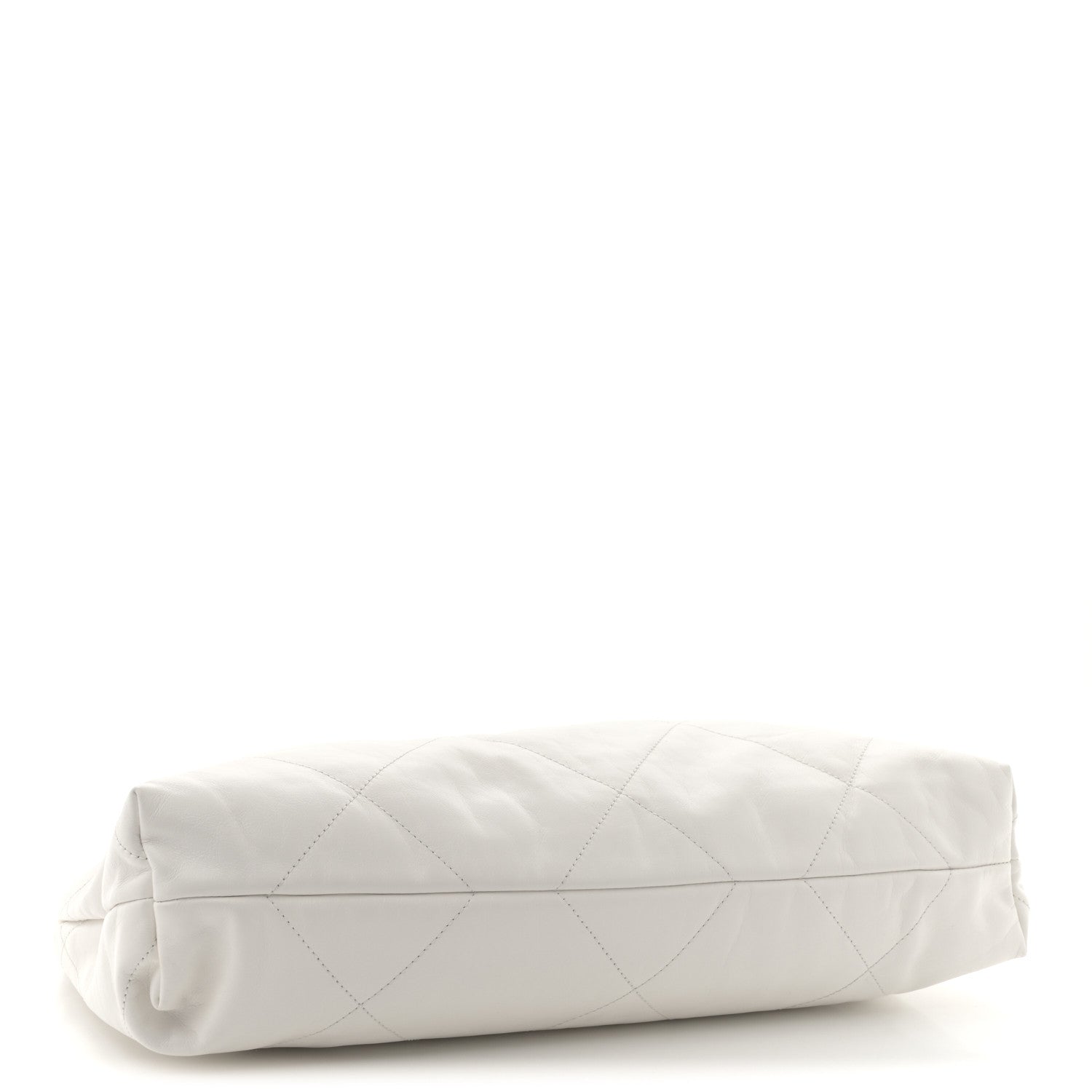 Chanel Shiny Calfskin Quilted Chanel 22 East West White 1748140