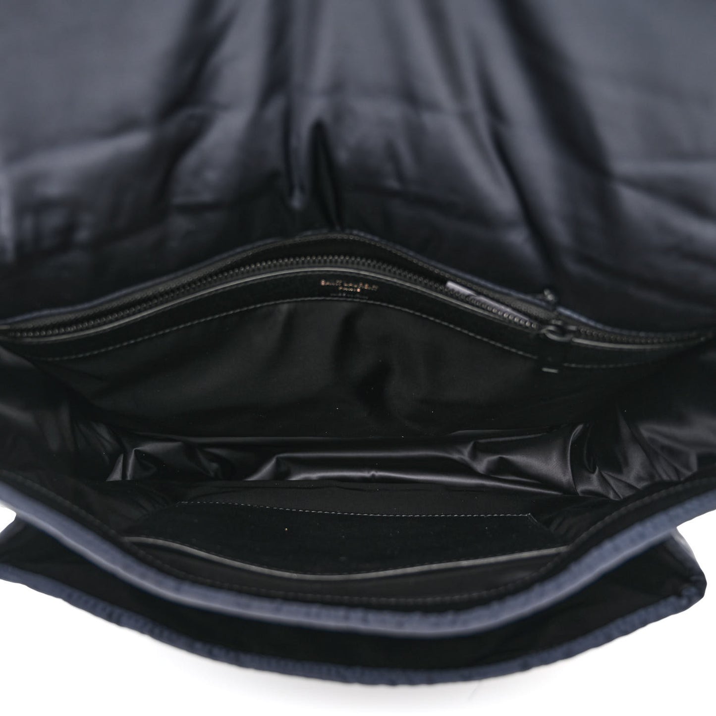 Nylon Niki Messenger Dark Blueberry Black