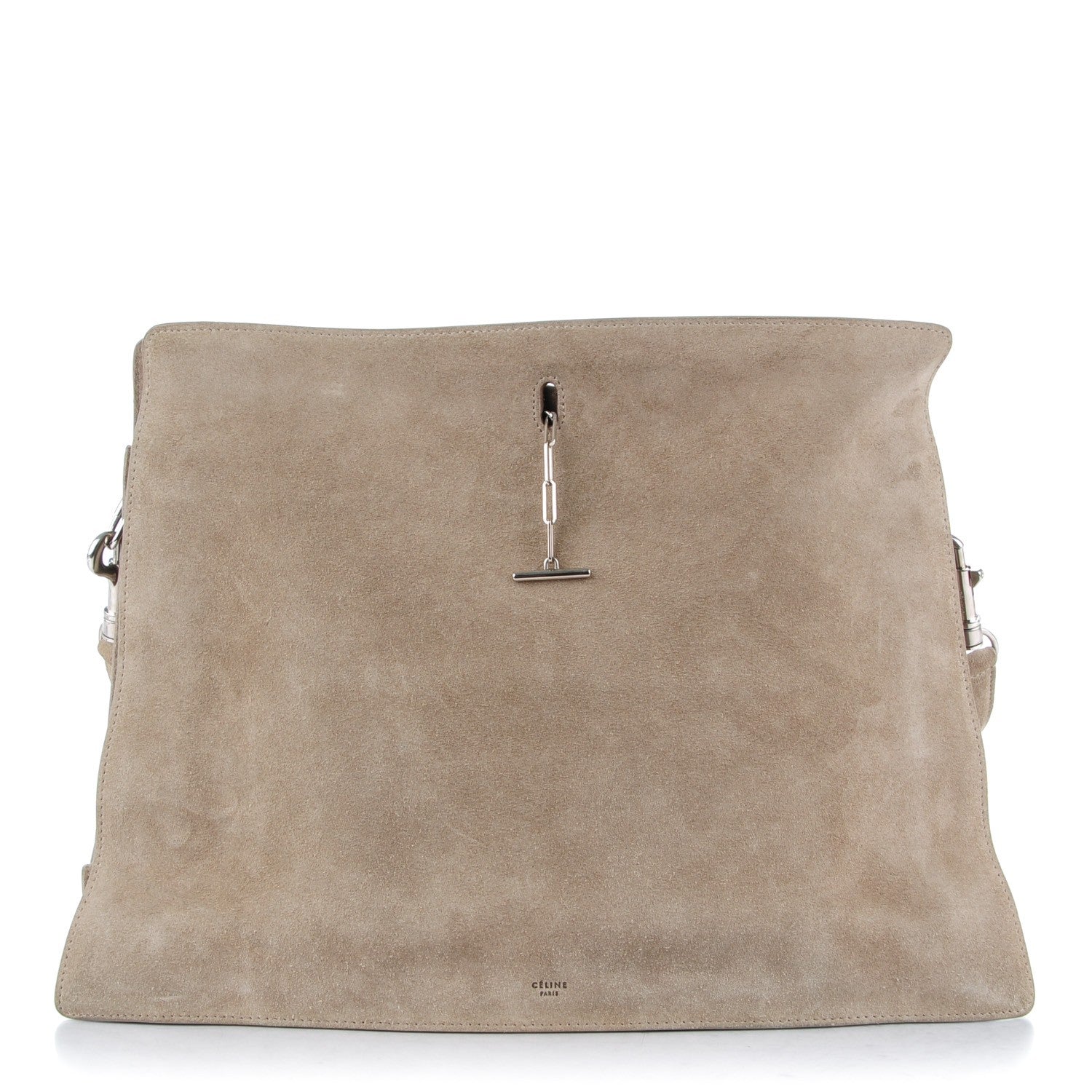 Celine Suede New Shoulder Bag Souris 1 of 10