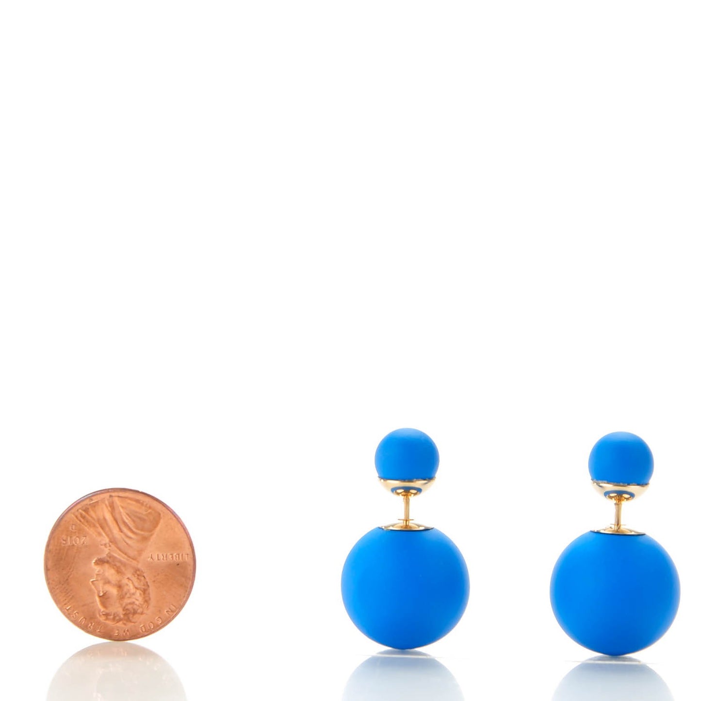 Mise En Dior Tribal Earrings Blue