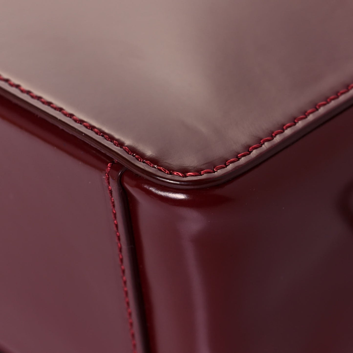 Calfskin Padded Diag Binder Flap Bag Burgundy