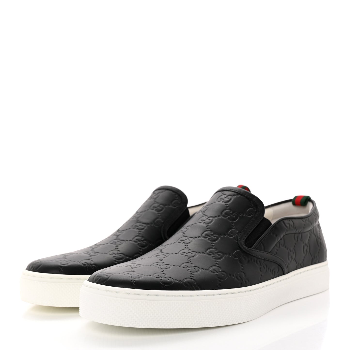 Guccissima Mens Dublin Slip On Sneakers 11.5 Black