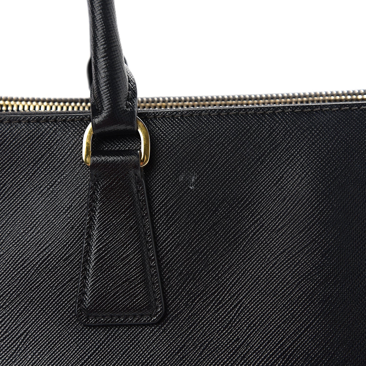Prada Saffiano Large Galleria Double Zip Tote Black 7 of 10