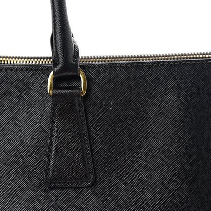 Prada Saffiano Large Galleria Double Zip Tote Black 7 of 10