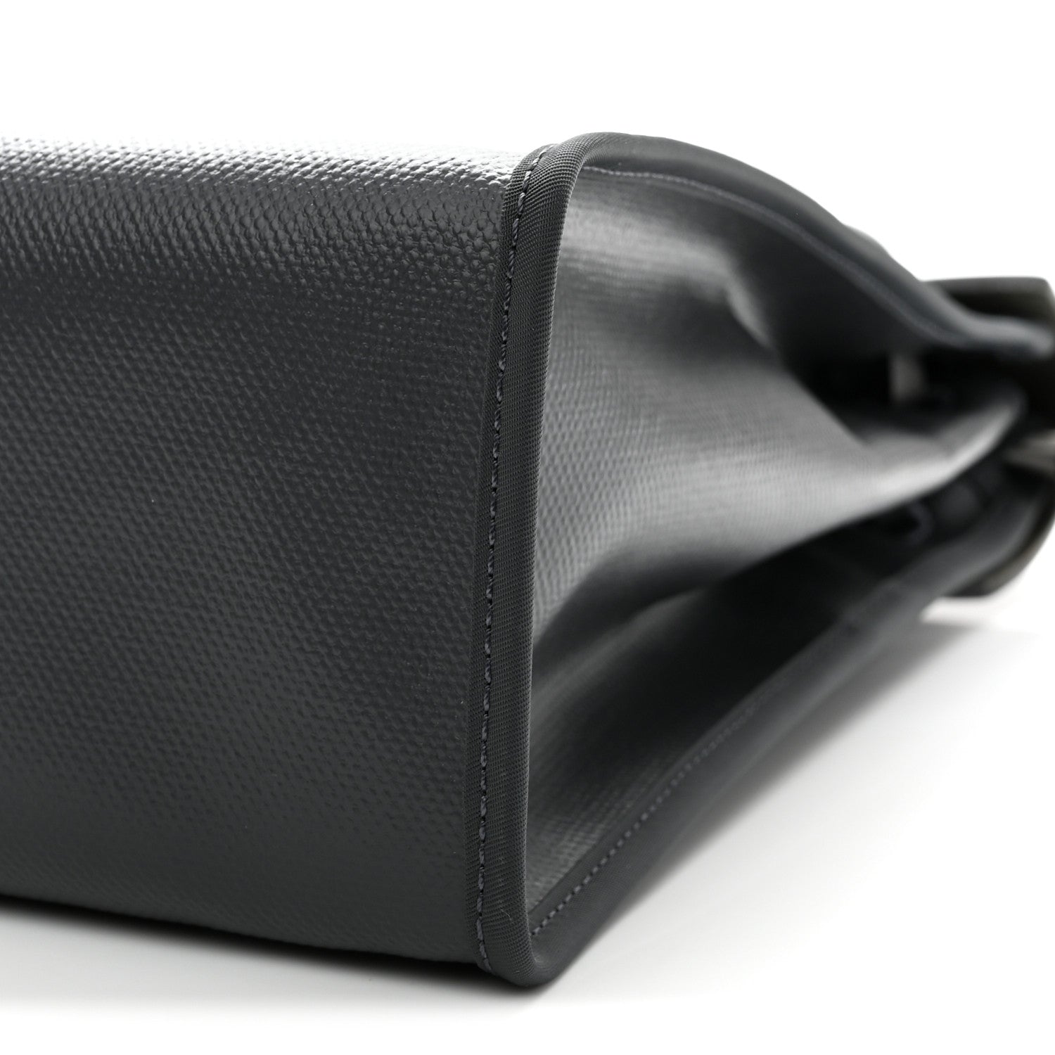 Hermes Toile H Berline Vache Hunter Herbag Zip PM 31 Ardoise Black Ecru 11 of 12