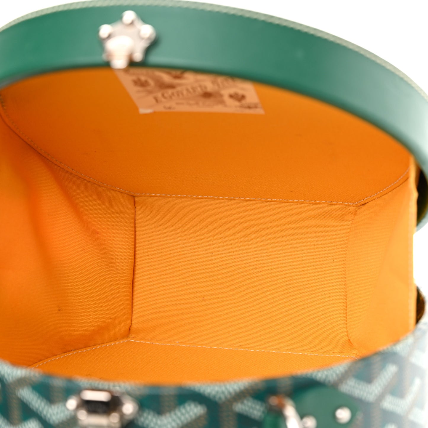 Goyardine Alto Hatbox Green