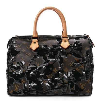Louis Vuitton Monogram Fleur De Jais Sequins Speedy 30 1 of 13