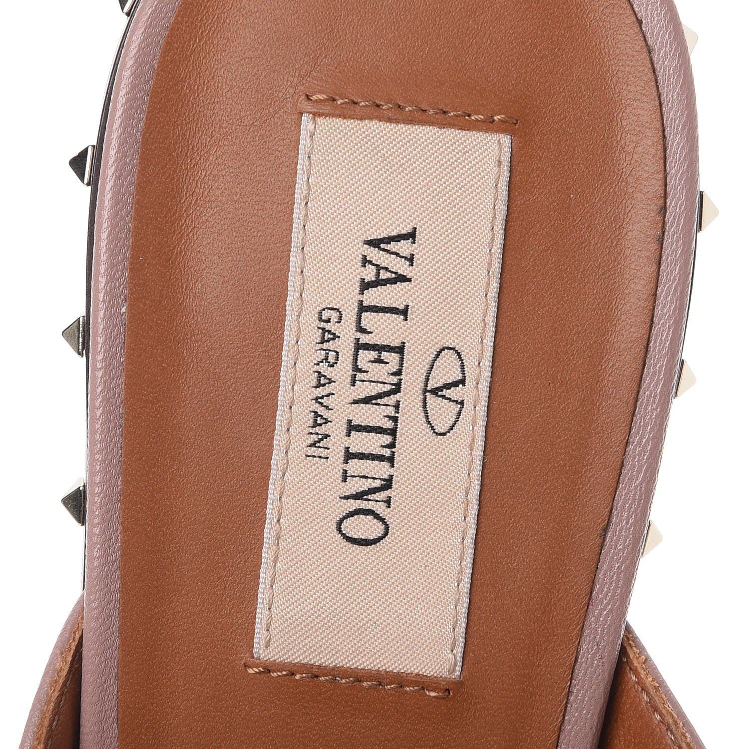 Valentino Garavani Nappa Soul Rockstud High Heel Mules 40 Lipstick 7 of 9