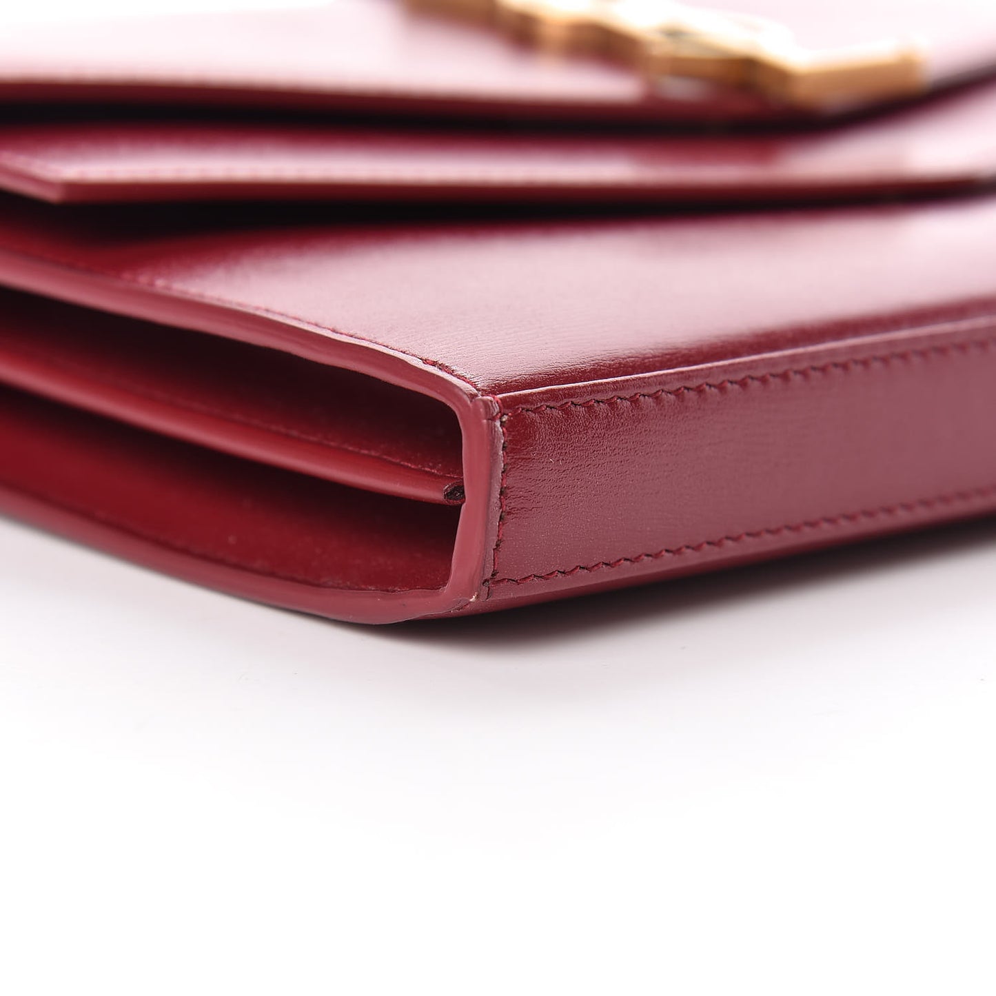 Smooth Calfskin Monogram Sulpice Chain Wallet Amaretto