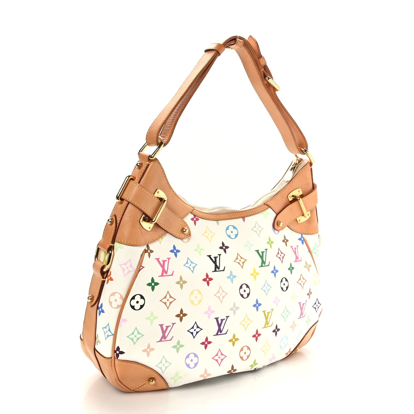 Monogram Multicolor Greta White
