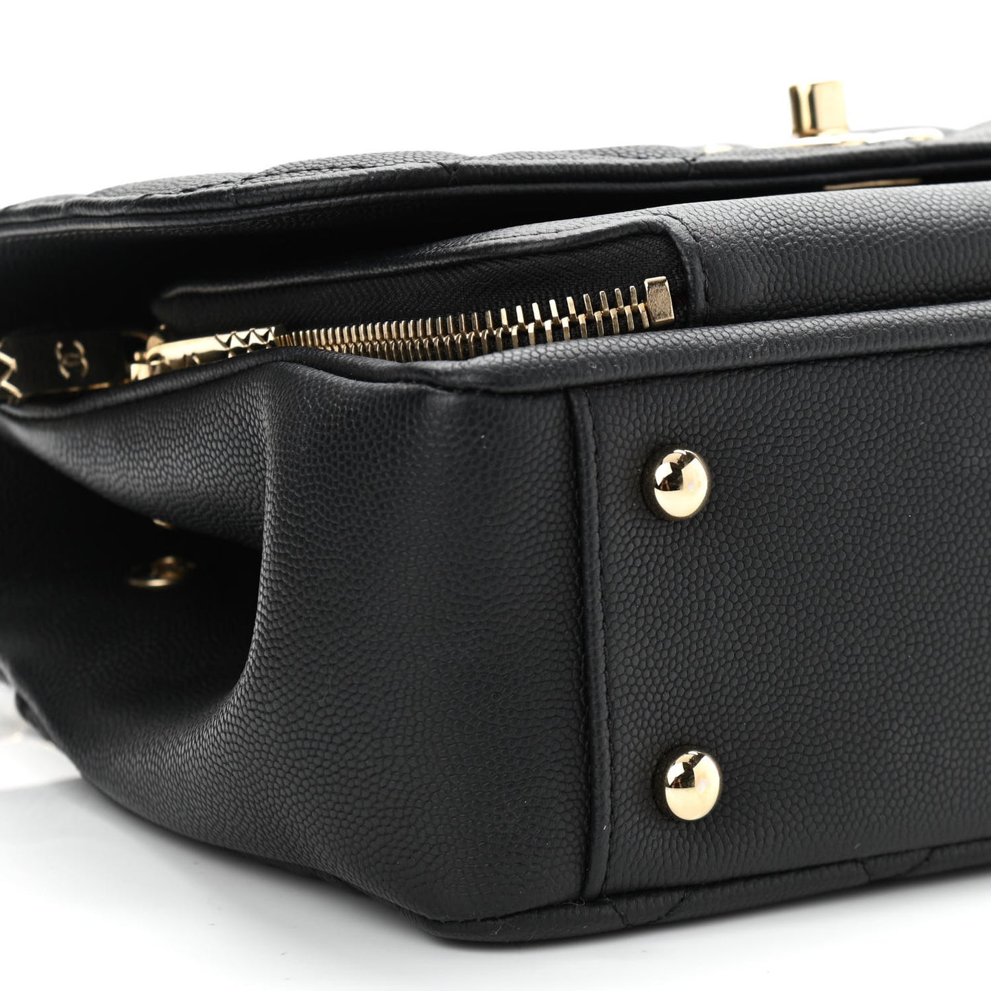 Caviar Quilted Medium Business Affinity Flap Black
