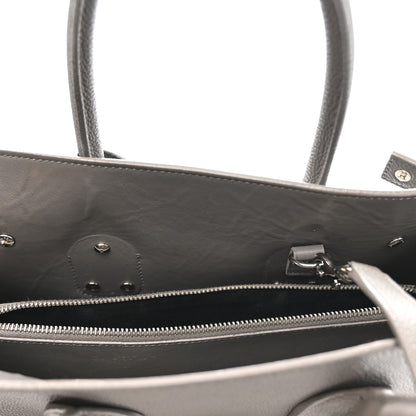 Saint Laurent Grained Calfskin Small Sac De Jour Fog 13 of 19