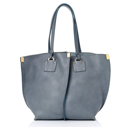 Chloe Smooth Calfskin Medium Vick Tote Cloudy Blue 3 of 12