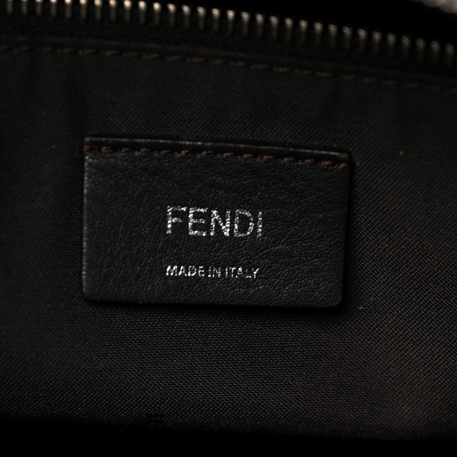 Fendi Vitello Dolce 4 Color Medium By The Way Boston Bag Carbone Grigio Polvere Multicolor 9 of 11