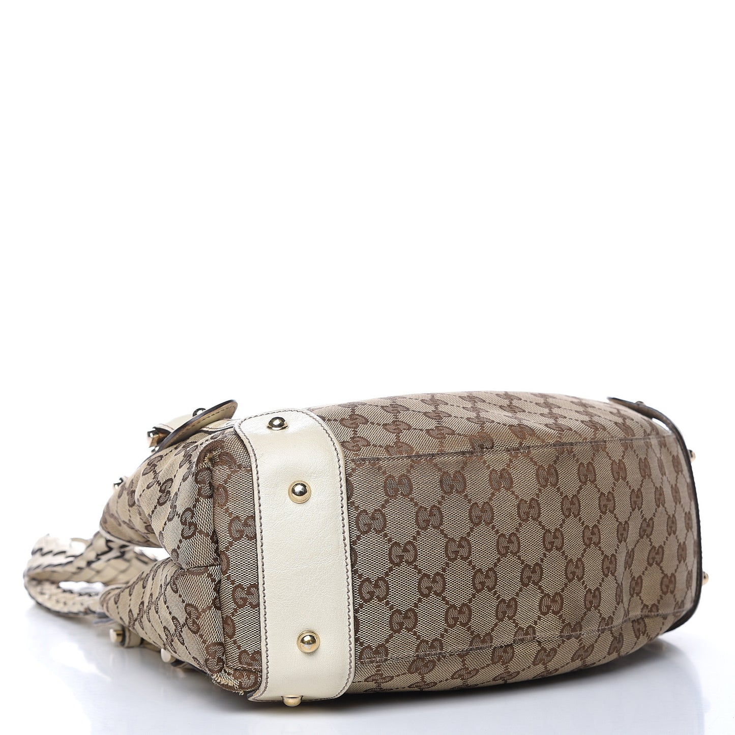 Monogram Small Pelham Shoulder Bag Off White