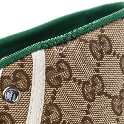 Gucci GG Monogram Web Mens 1977 Tennis High Top Sneakers 11 Beige Ebony Mystic White 8 of 9