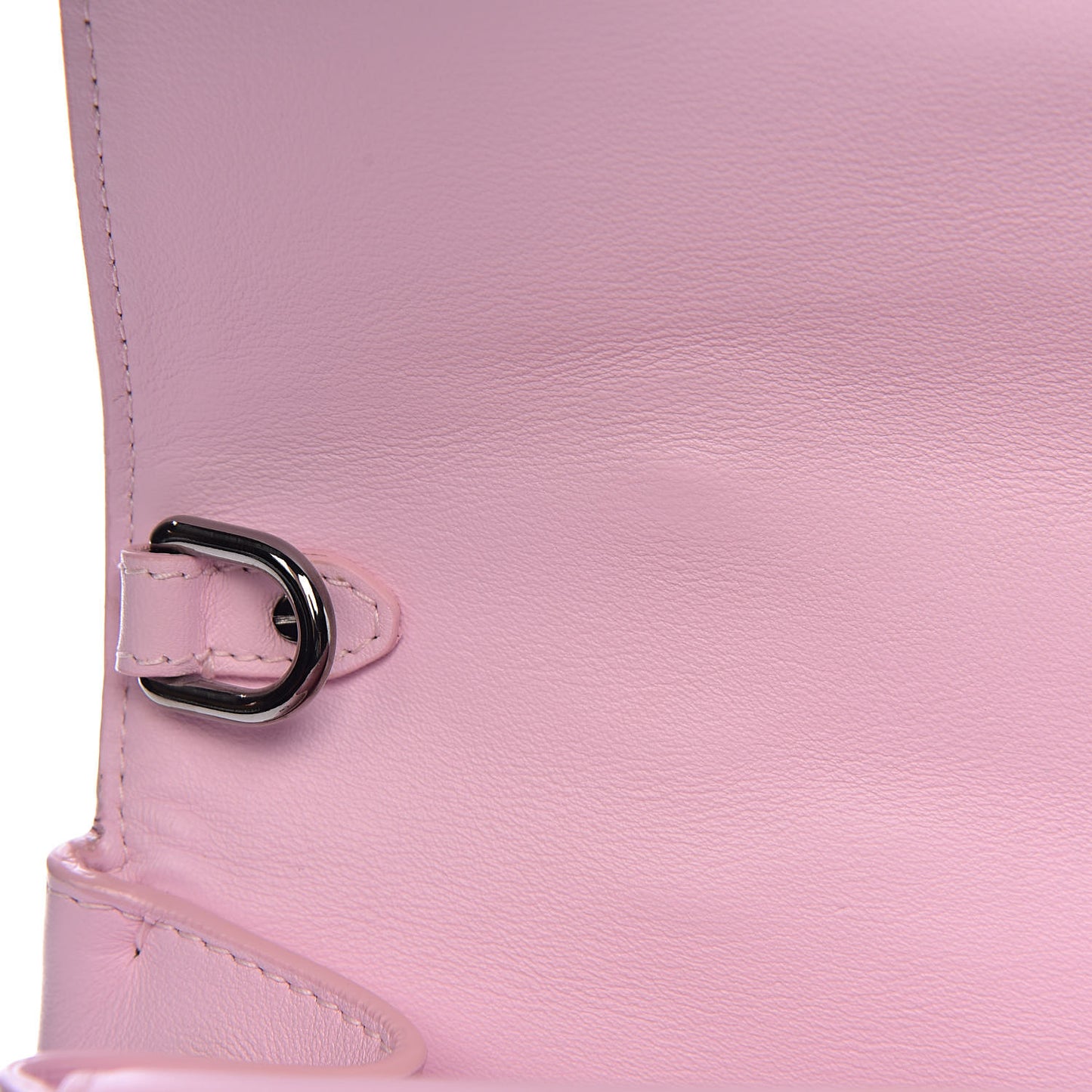 Metallic Patent Smooth Calfskin Small Be Dior Flap Pink Fuchsia