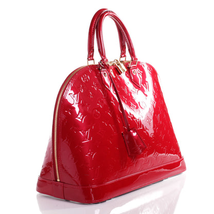 Louis Vuitton Vernis Alma GM Pomme D'Amour 3 of 8