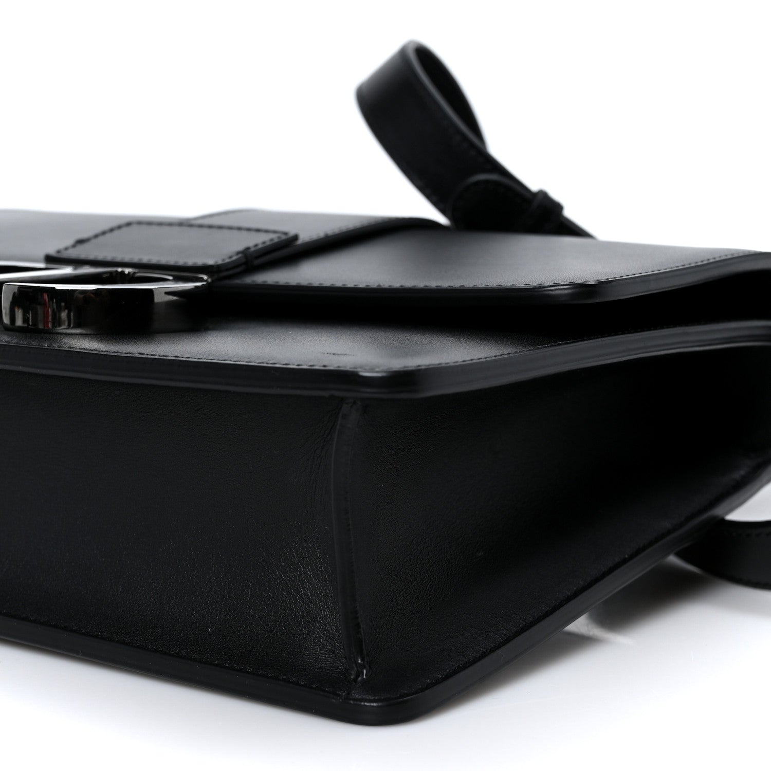 Christian Dior Box Calfskin 30 Montaigne Flap Bag Black 9 of 10
