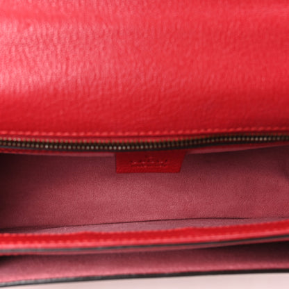 Gucci Calfskin Osiride Future Top Handle Bag Red 5 of 10