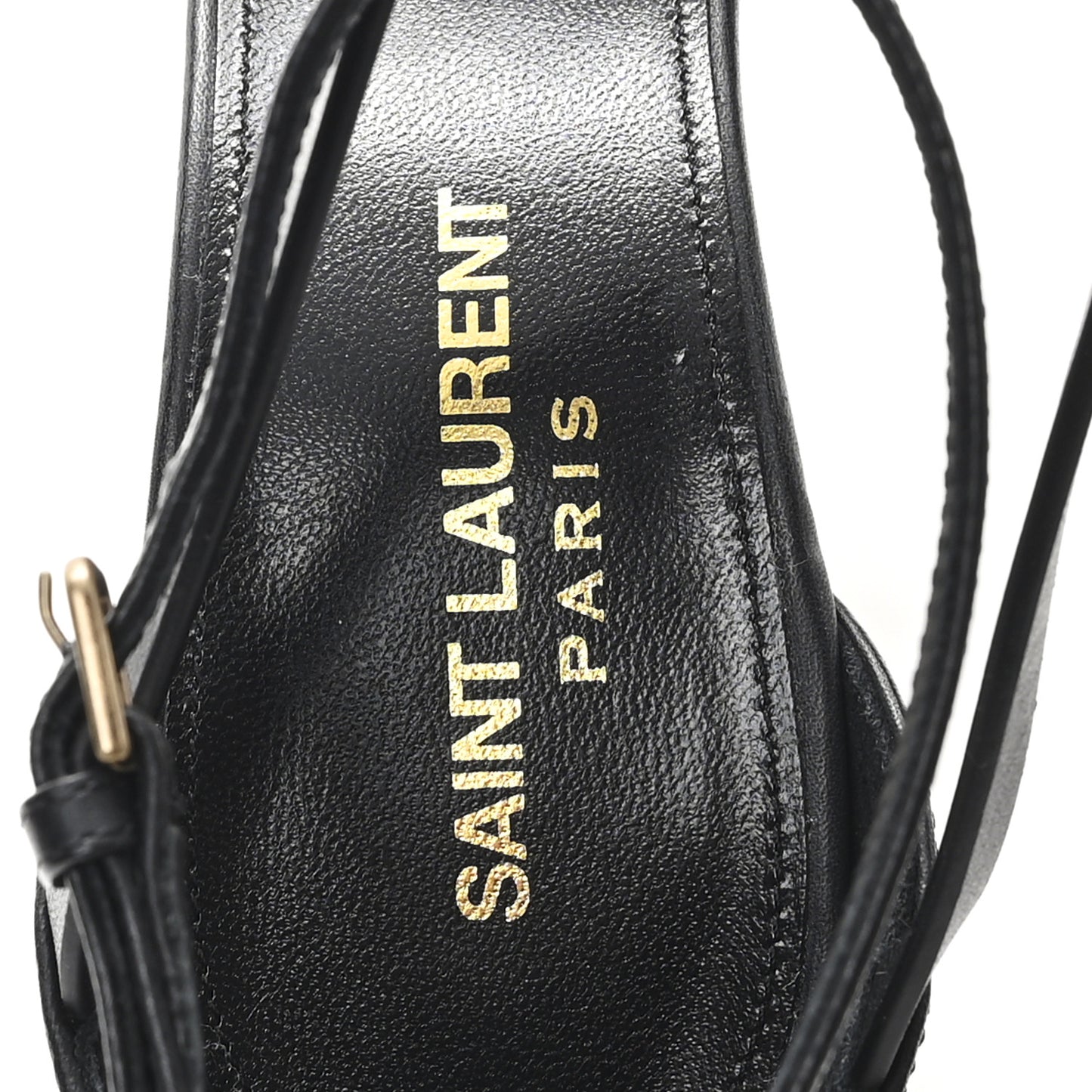 Calfskin Cassandra 100 Sandals 37 Black
