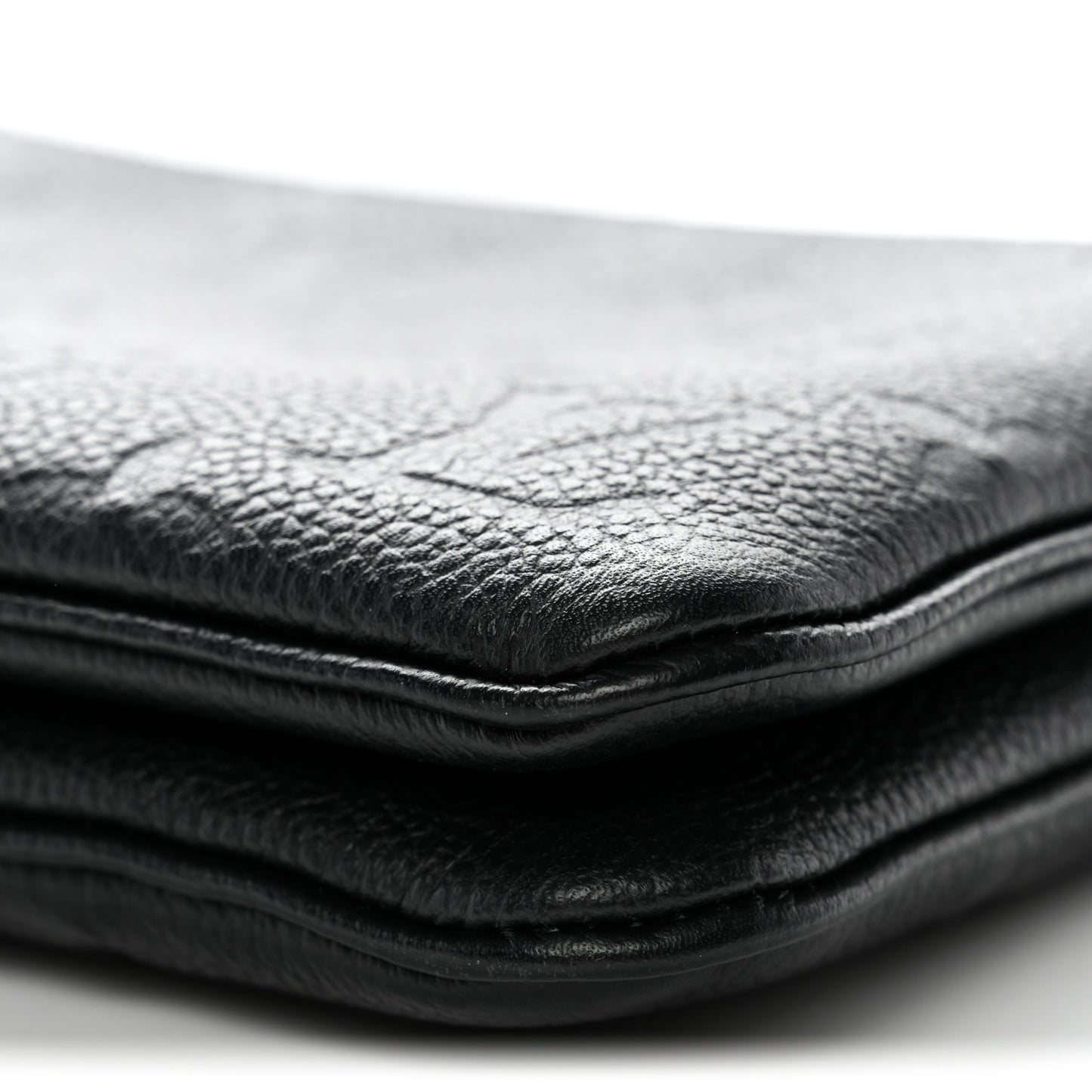 Empreinte Double Zip Pochette Black