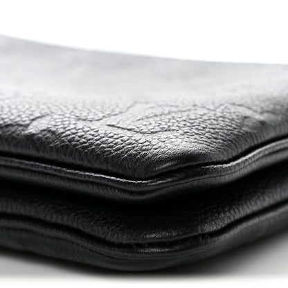 Louis Vuitton Empreinte Double Zip Pochette Black 10 of 10