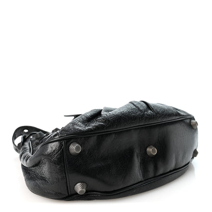 Balenciaga Agneau Arena Monochrome Small Le Cagole Shoulder Bag Black 5 of 12