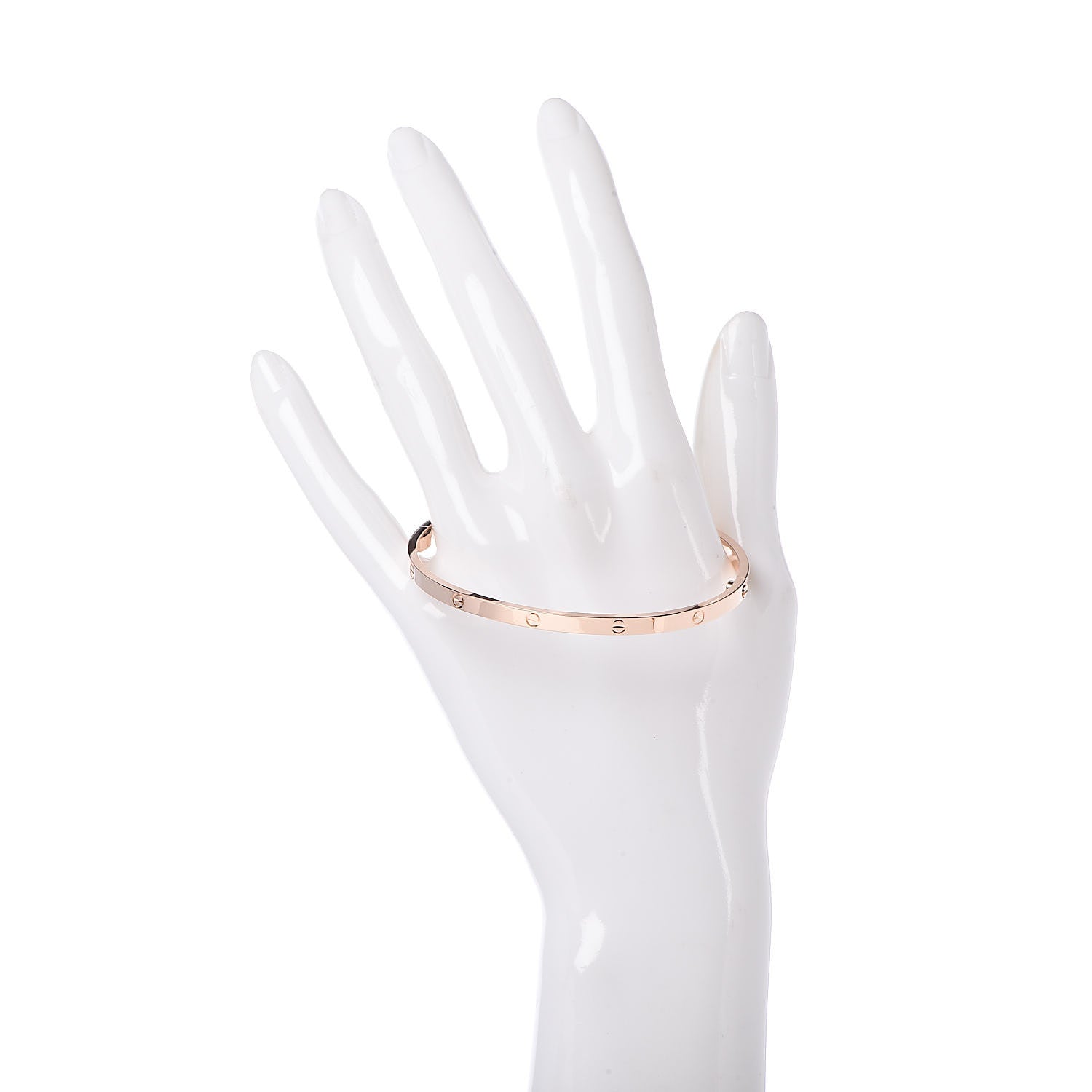 Cartier 18K Pink Gold Small LOVE Bracelet 19 2 of 6