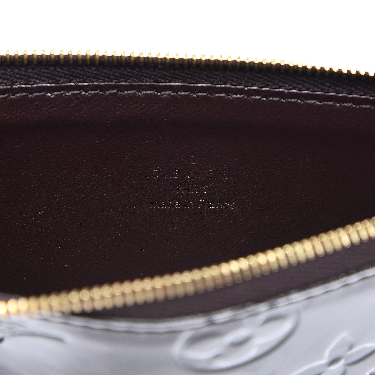 Vernis Felicie Chain Wallet Zippered Insert Amarante