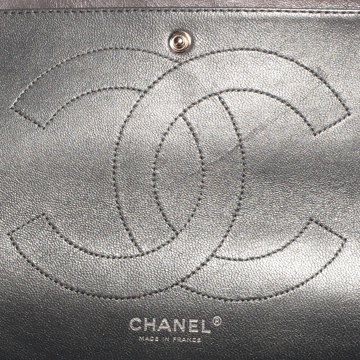 Chanel Aged Calfskin 2.55 Reissue 227 Flap Dark Silver 6 of 8