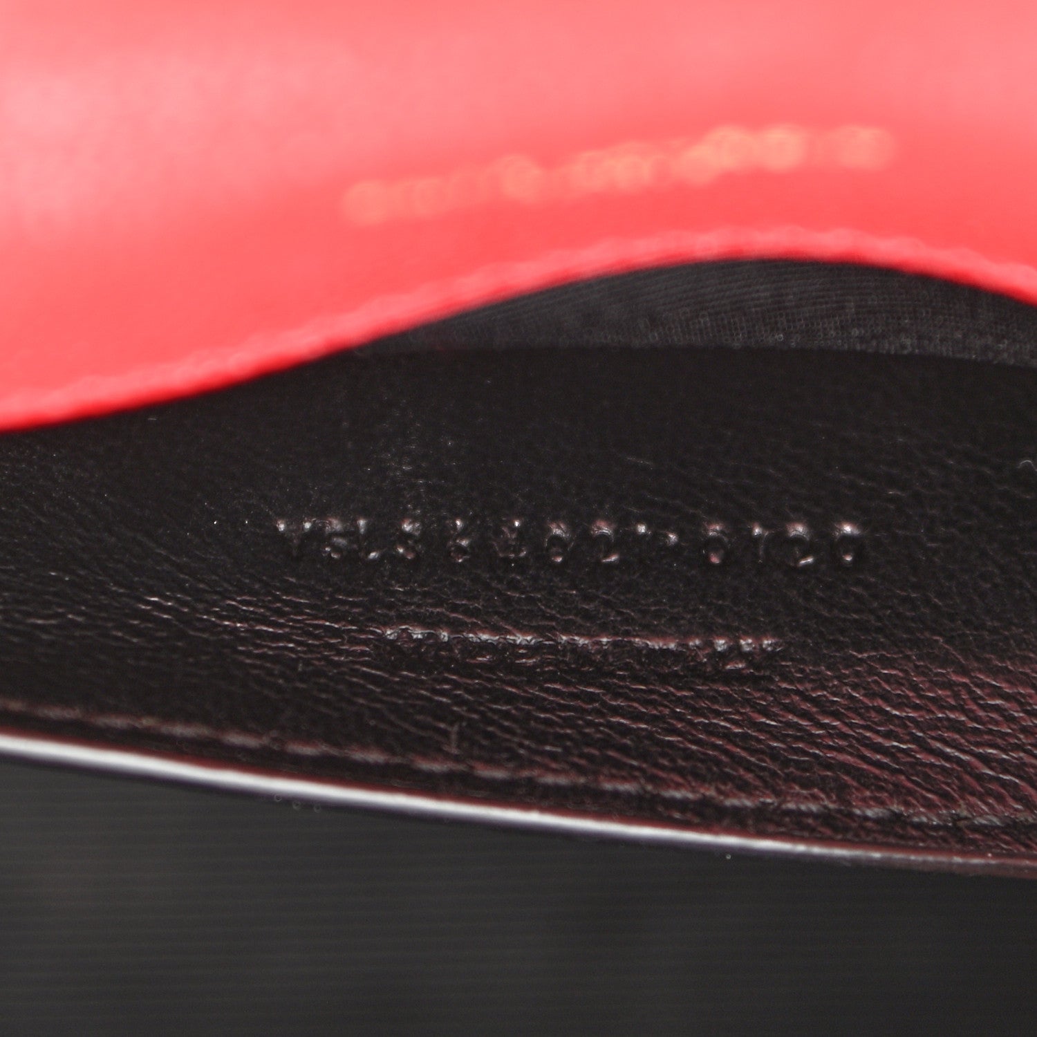 Saint Laurent Grain De Poudre Medium Monogram Kate Satchel Red 8 of 12