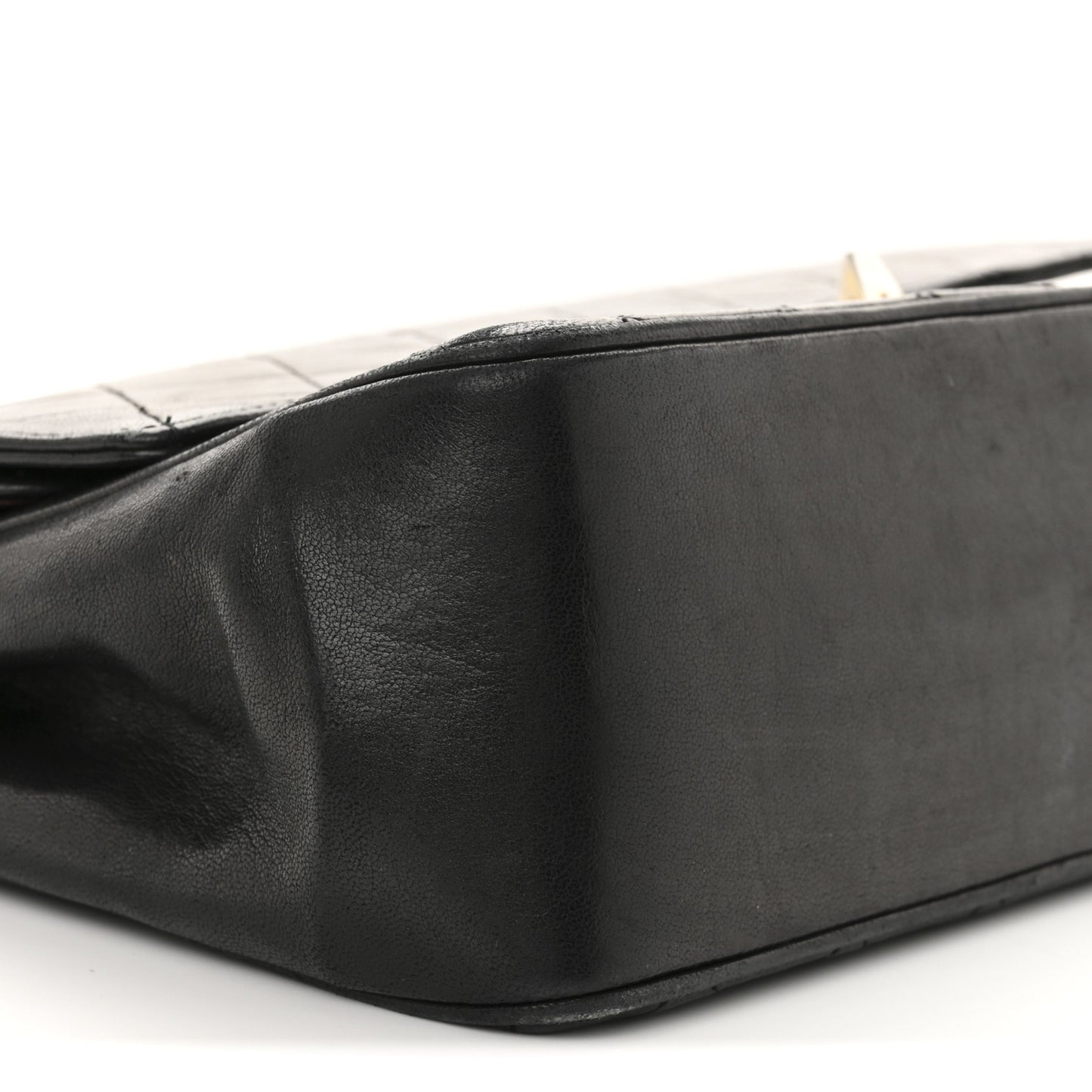 Lambskin Quilted Medium Double Flap Bijoux Chain Black